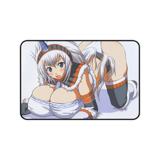 Monster Hunter Anime Mousepad - Large Desk Mat - Ecchi Mouse Pad - Sexy Gaming Playmat