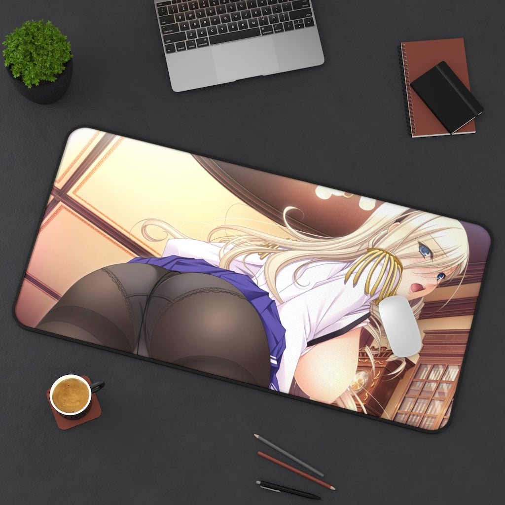 Celia Kumani Entory Walkure Romanze  Thick Ass Desk Mat - Sexy Anime Girl Mousepad - Gaming Playmat