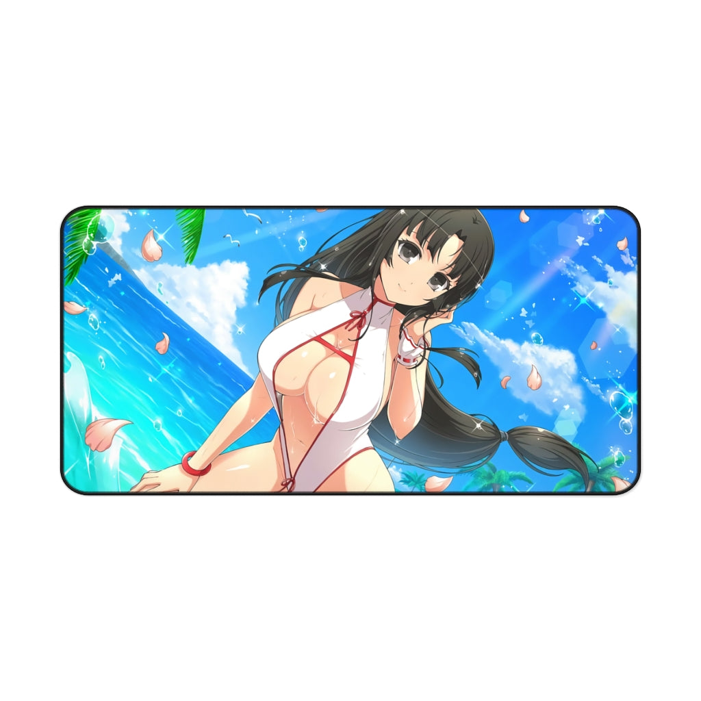 Sexy Tomoe Queen's Blade Desk Mat - Non Slip Mousepad