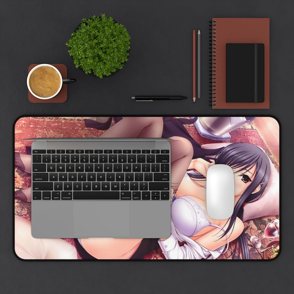 Sexy Panties Hiiragi Ayako Walkure Romanze Desk Mat - Non Slip Mousepad