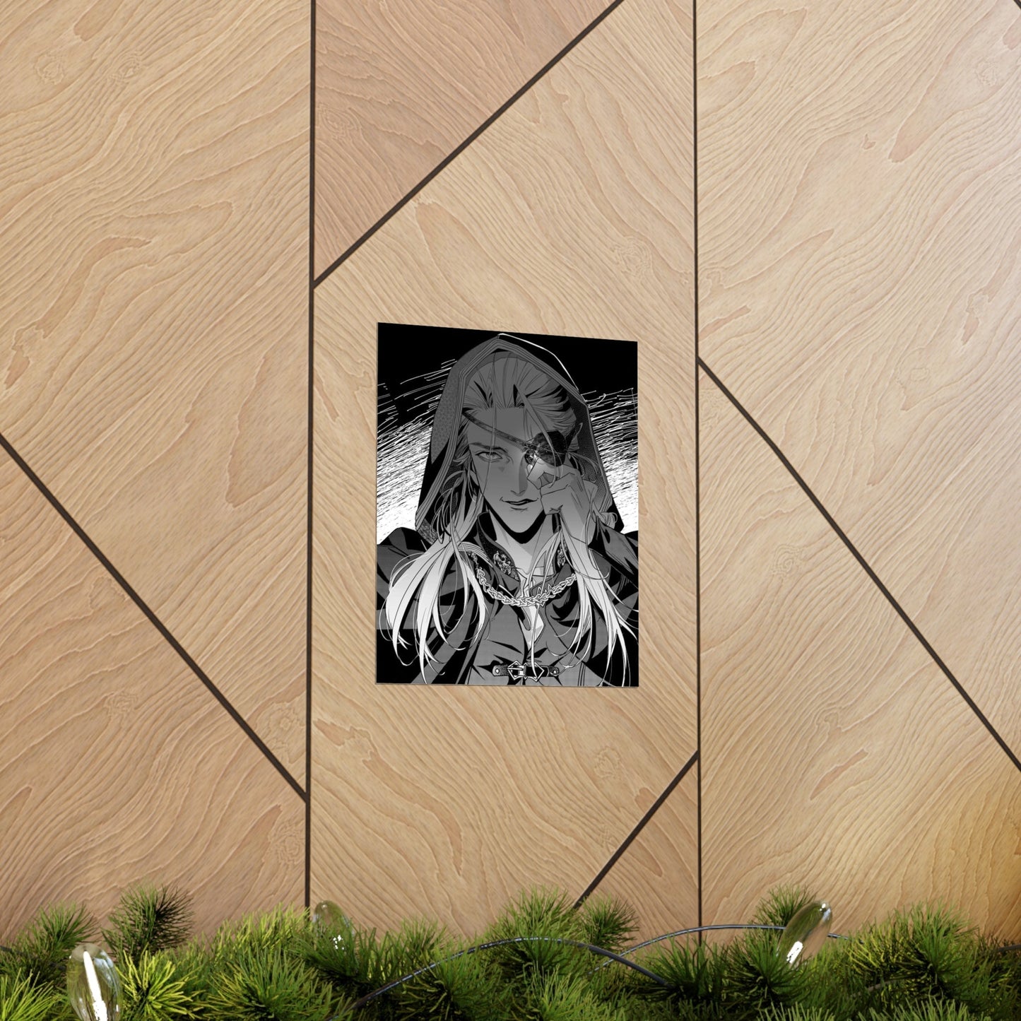 Aemond Targaryen Poster - House of the Dragon Wall Art - Game of Thrones Anime Manga Poster