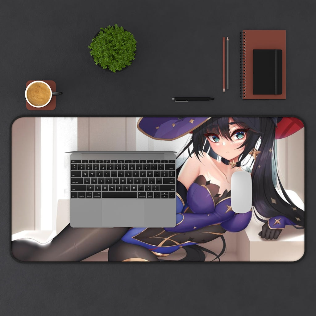 Genshin Impact Sexy Mousepad - Mona Gaming Desk Mat - Ecchi Playmat