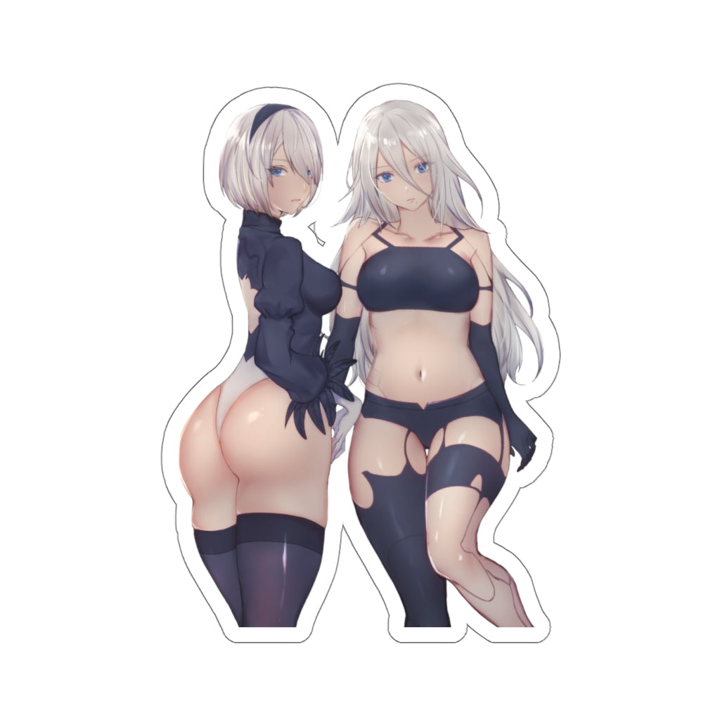 Nier Automata Waifus Waterproof Sticker - Ecchi Vinyl Anime Car Decal