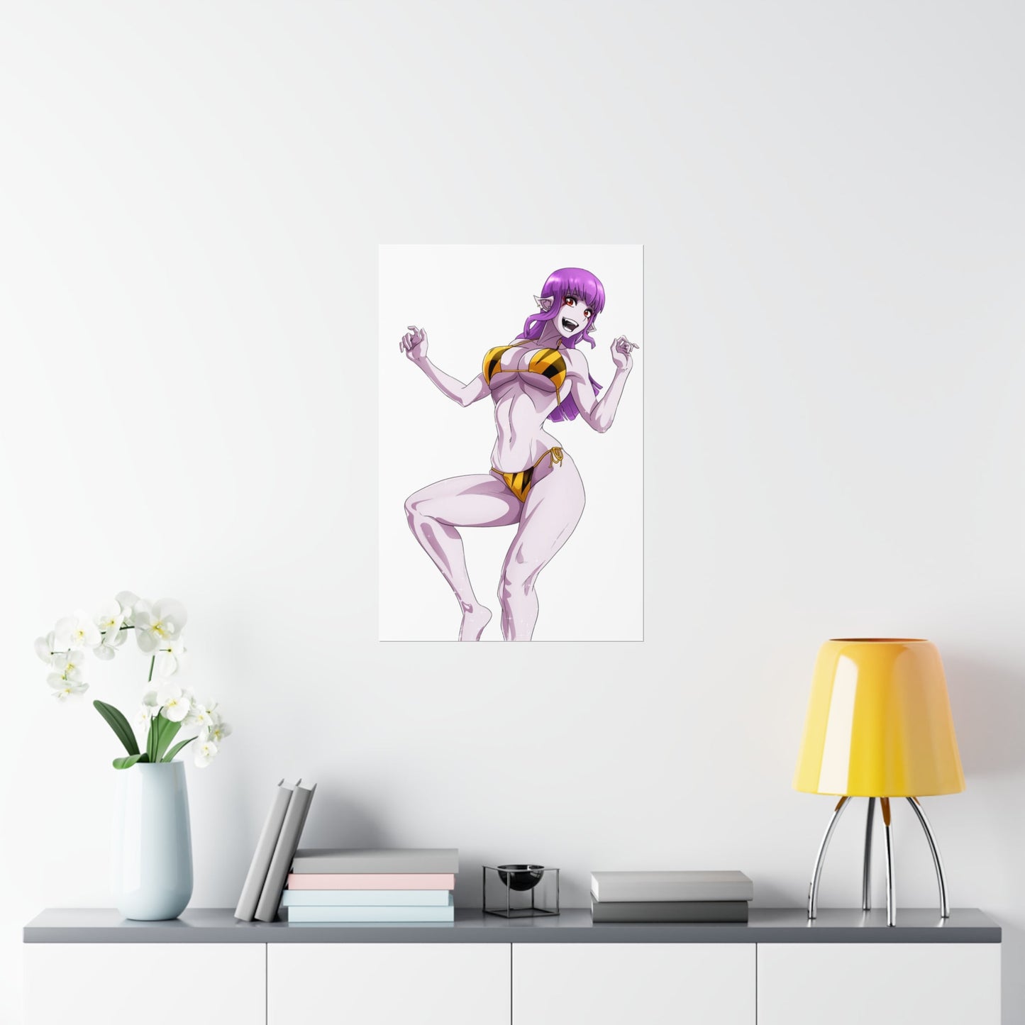 Solo Leveling Poster - Premium Matte Vertical Poster - Esil Radiru Bikini Waifu Ecchi Anime Wall Art Decor