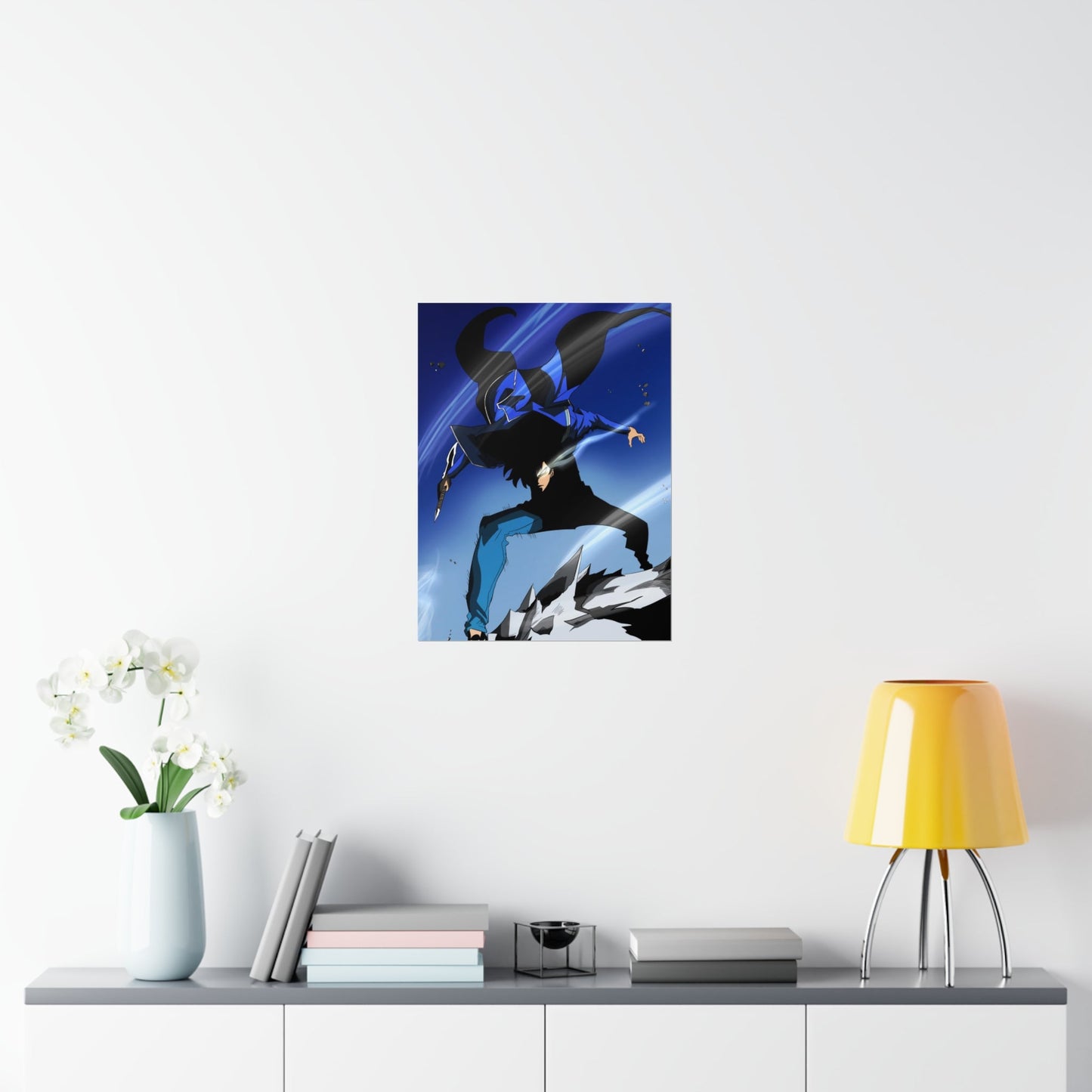 Solo Leveling Poster - Premium Matte Vertical Poster - Manhwa False Ranker Anime Wall Art Decor