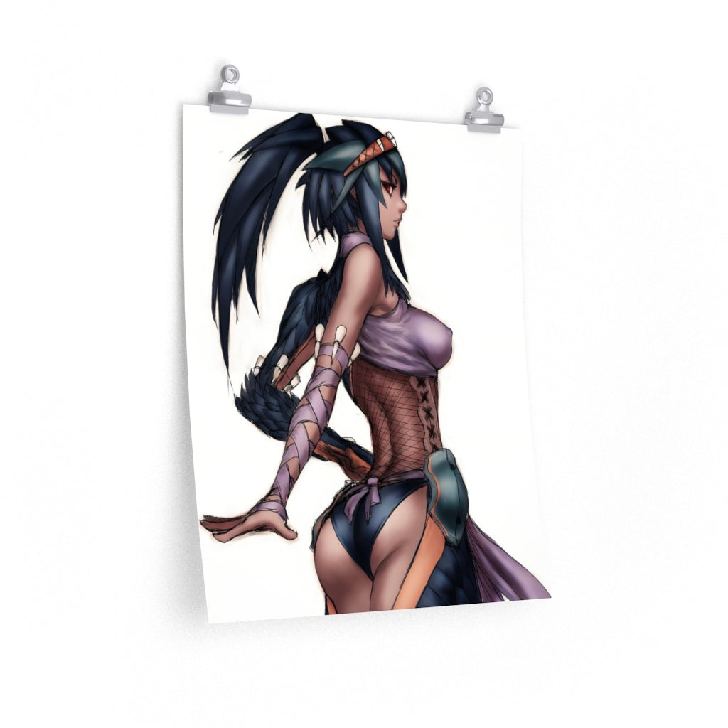 Nargacuga Monster Hunter Poster - Lewd Premium Matte Vertical Poster - Adult Wall Art