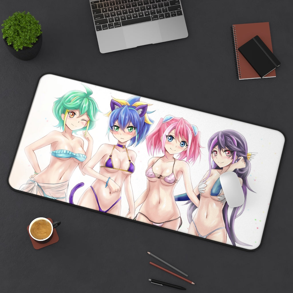 Sexy Bikini Bracelet Girls Yugioh Desk Mat - Lewd Mousepad - Sexy Anime Waifus Playmat