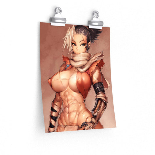 Female Sekiro Shadows Die Twice Poster - Lewd Premium Matte Vertical Poster - Adult Wall Art