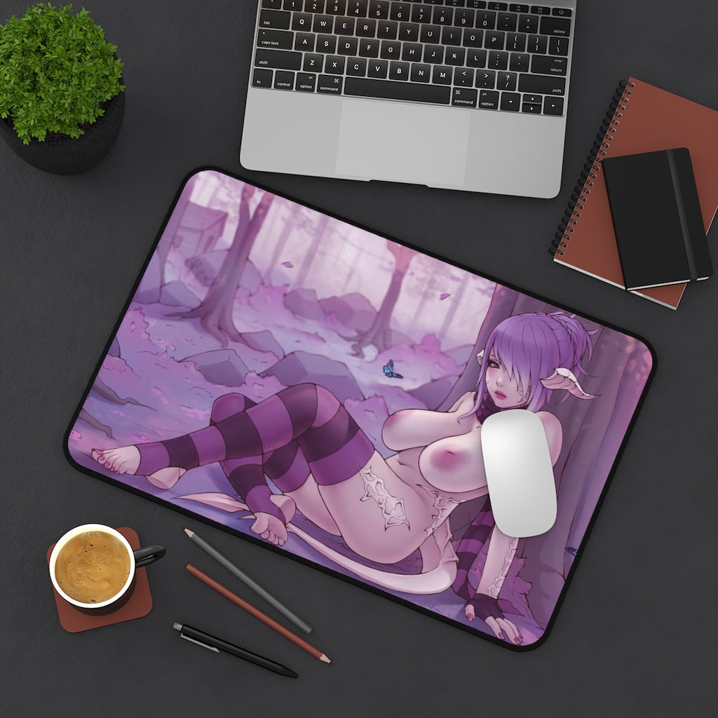 Thick Nude Avatar Final Fantasy 14 Desk Mat - Non Slip Mousepad