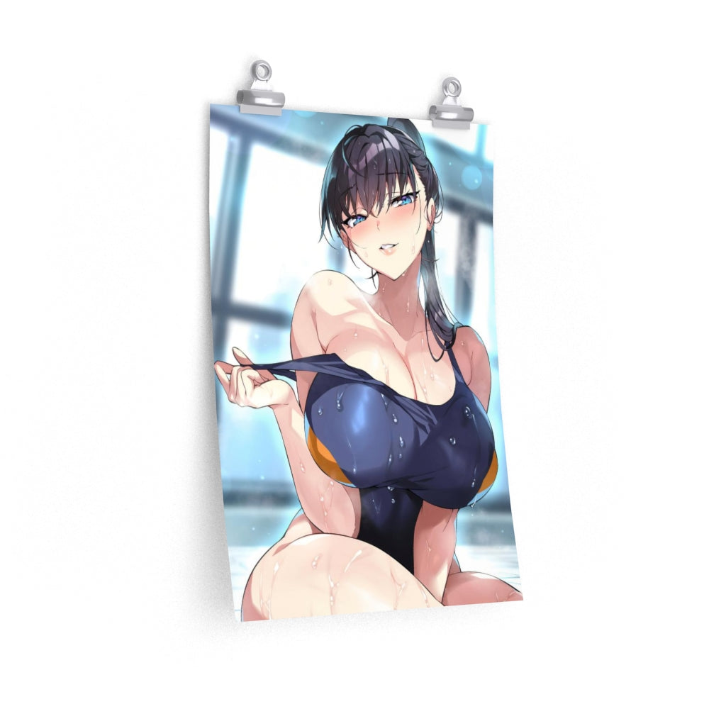 Steamy Bikini Toudou Akira World's End Harem Ecchi Poster - Lewd Premium Matte Vertical Poster - Adult Wall Art