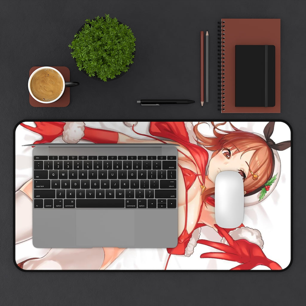 Atelier Ryza Sexy Mousepad - Christmas Bikini Reisalin Stout Desk Mat - Ecchi Gaming Playmat