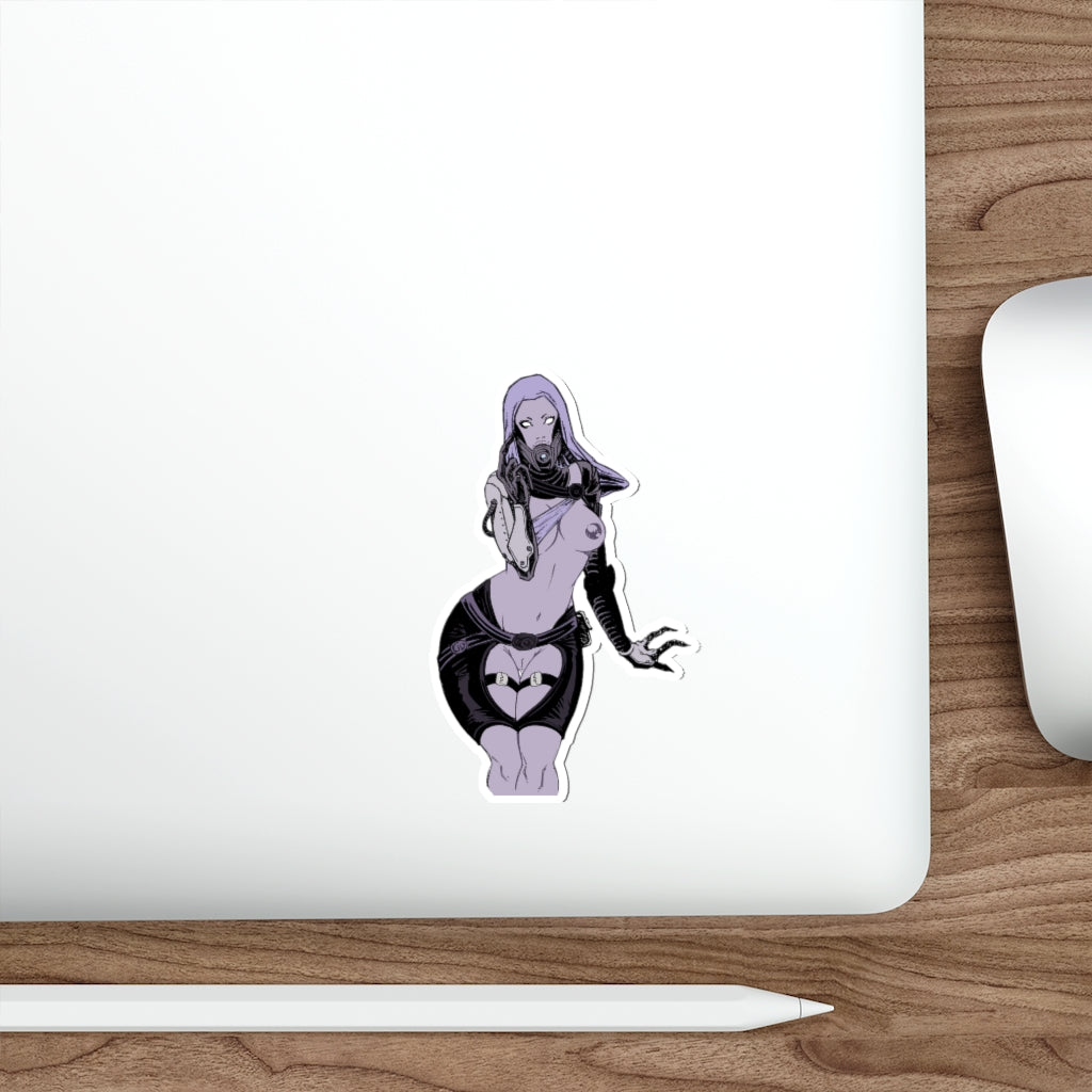 Mass Effect Tali Boob Flash Waterproof Sticker - Ecchi Vinyl Decal