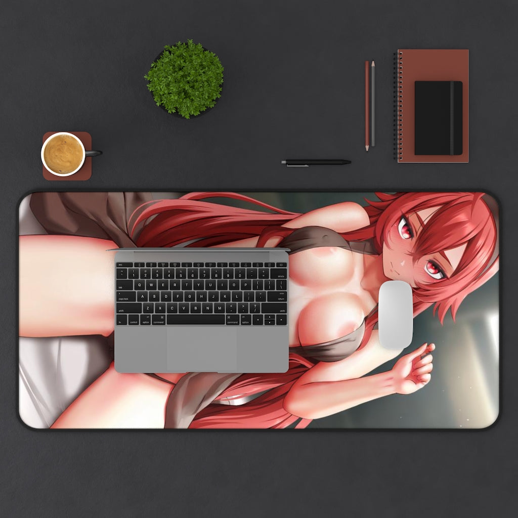 Sexy Lingerie Eris Greyrat Mushoku Tensei Desk Mat - Non Slip Mousepad