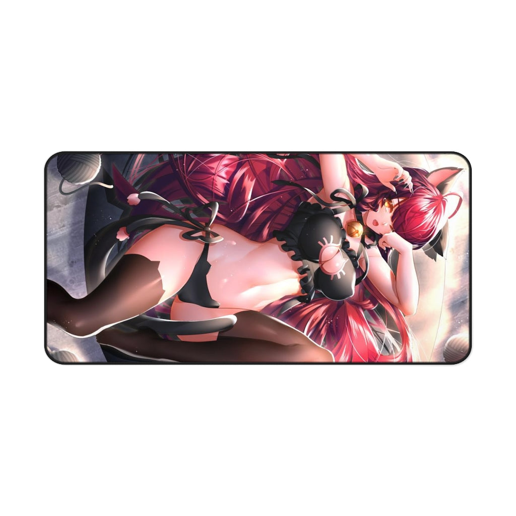 Elsword Sexy Mousepad - Neko Girl Elesis Desk Mat - Ecchi Playmat