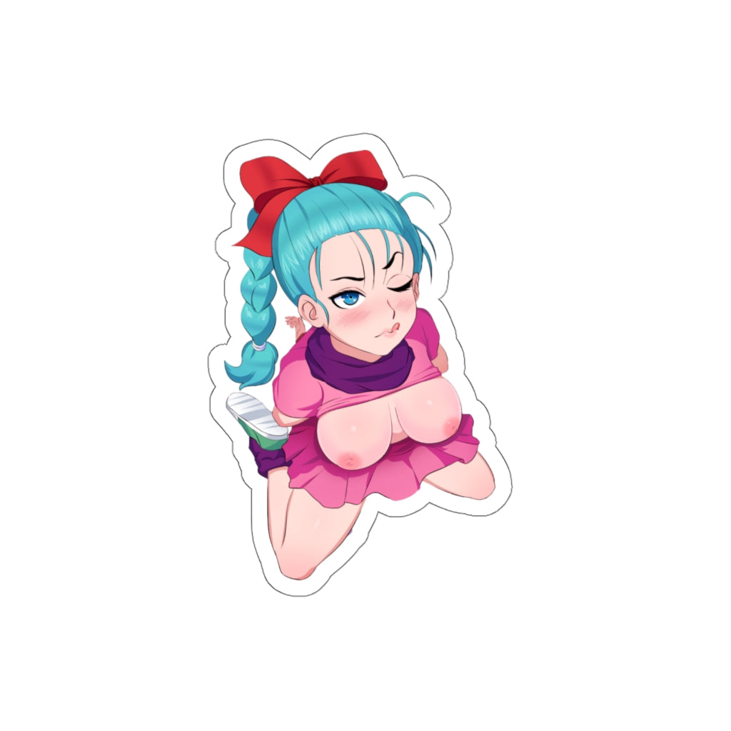 Dragon Ball Waterproof Sticker - Bulma Topless Ecchi Vinyl Anime Car Decal