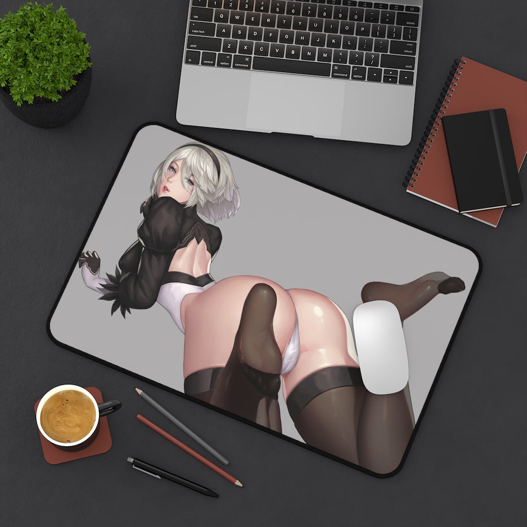 Perfect Butt 2B Nier Automata Desk Mat - Non Slip Mousepad