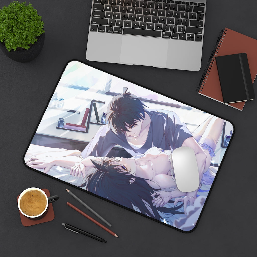 Detective Conan Sexy Shinichi Kudo and Ran Mouri Manga Desk Mat - Anime Mousepad - Non Slip Playmat