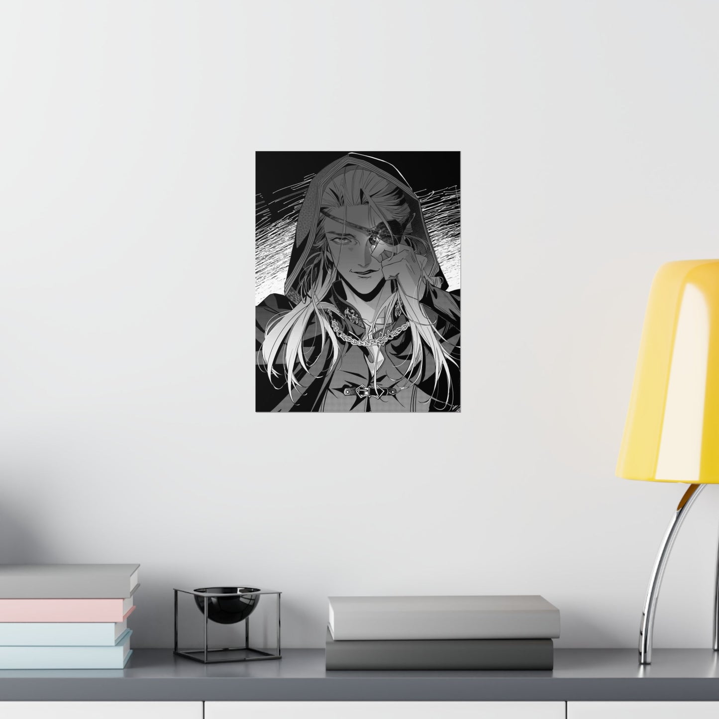 Aemond Targaryen Poster - House of the Dragon Wall Art - Game of Thrones Anime Manga Poster