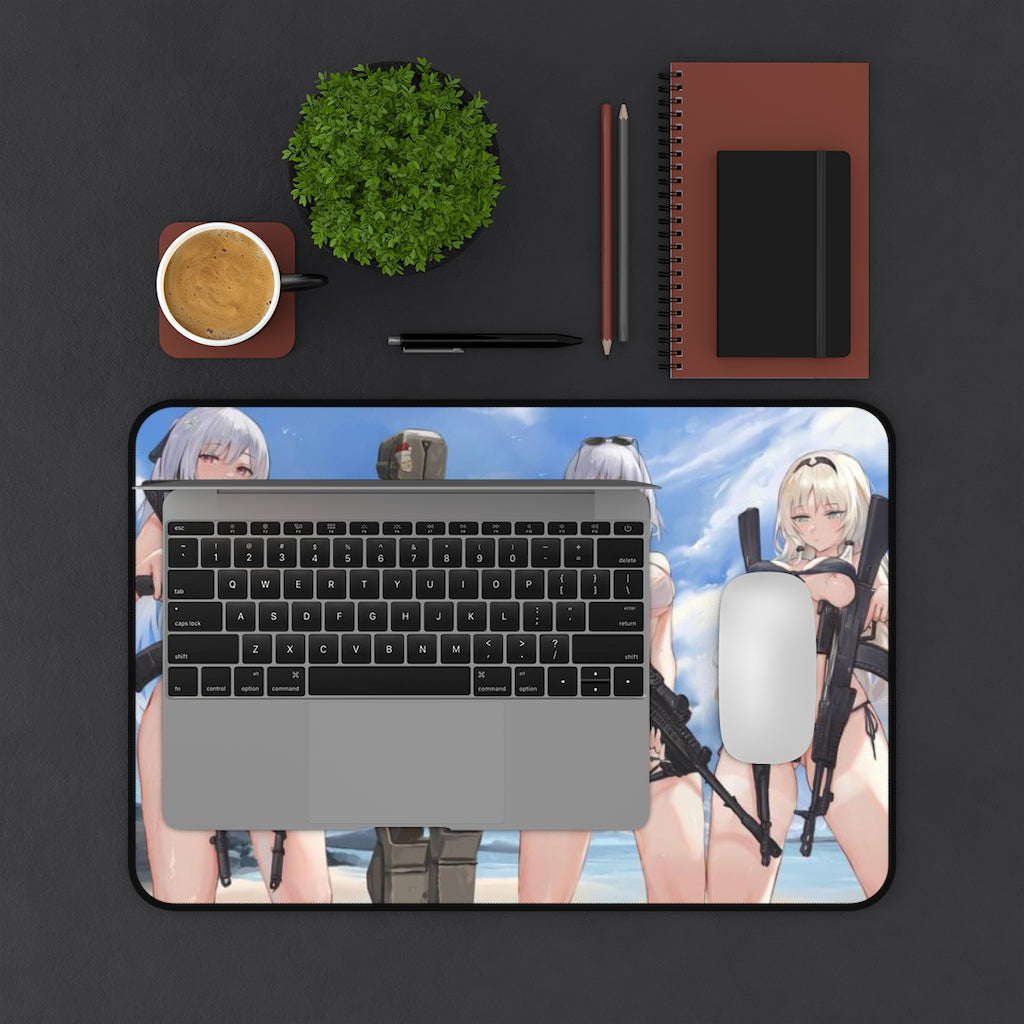 Girls Frontline Ecchi Mousepad - Bikini Waifus Large Desk Mat - Playmat - Girls With Guns