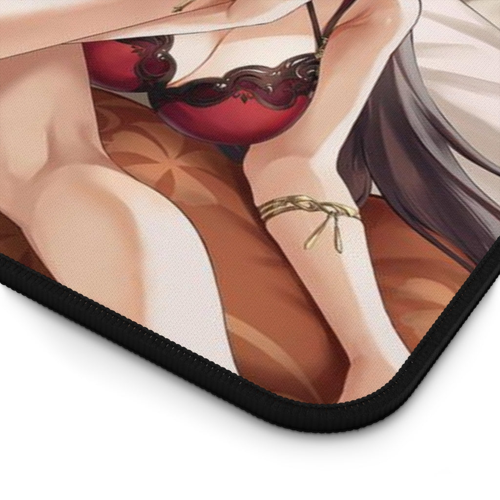 Genshin Impact Ecchi Mousepad - Sexy Butt Beidou And Ningguang Large Desk Mat - Mouse Pad - MTG Playmat