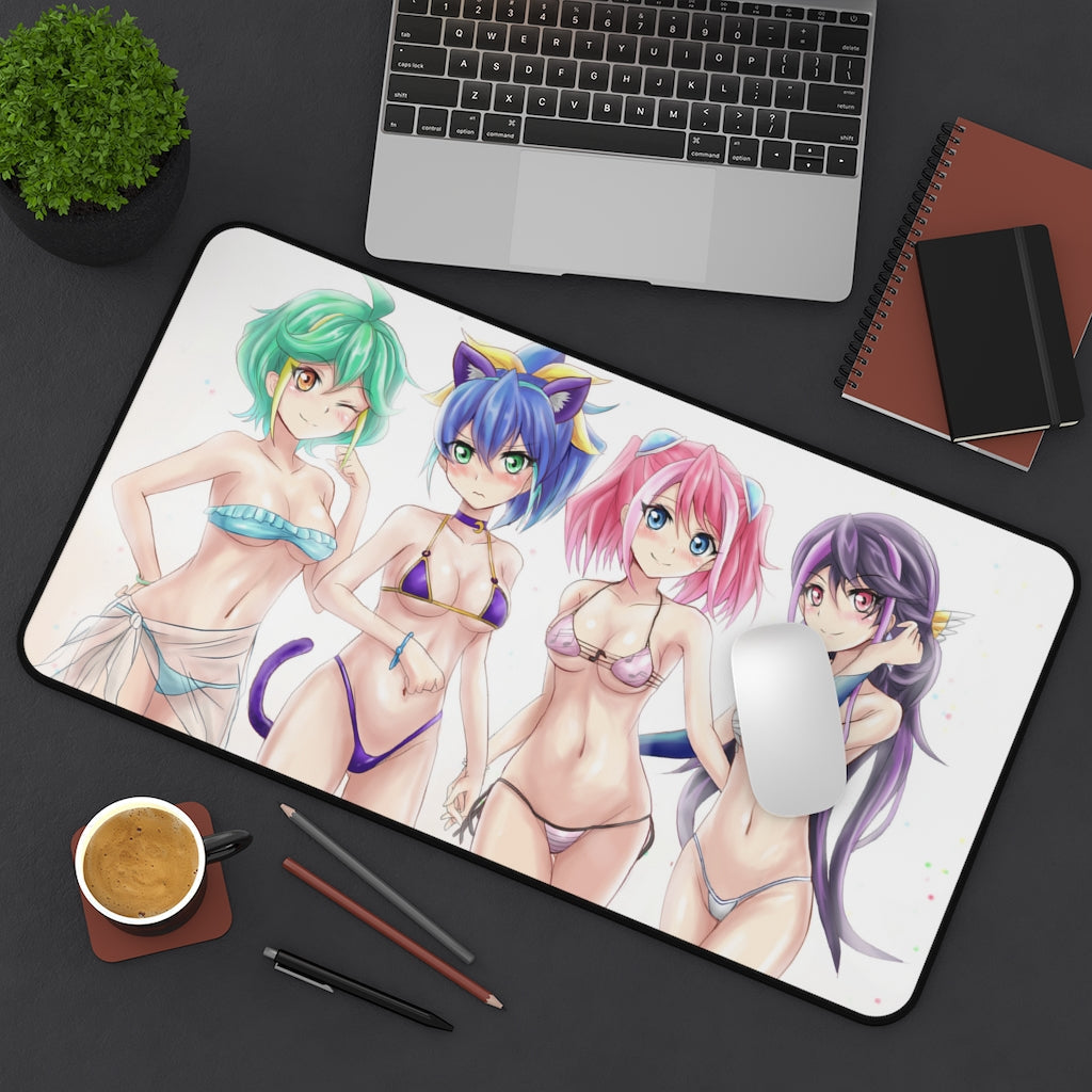 Sexy Bikini Bracelet Girls Yugioh Desk Mat - Lewd Mousepad - Sexy Anime Waifus Playmat