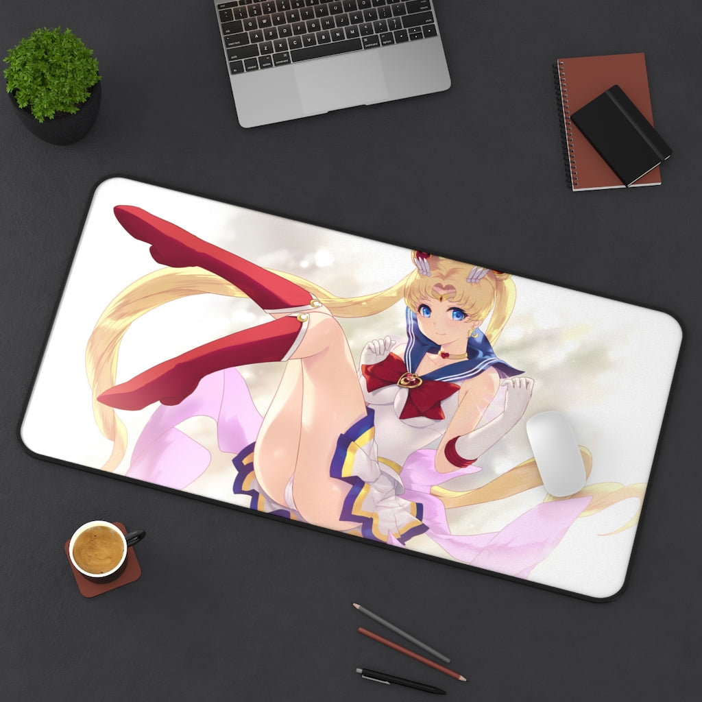 Sailor Moon Ecchi Mousepad - Tsukino Usagi Desk Mat - Large Mouse Pad - MTG Playmat