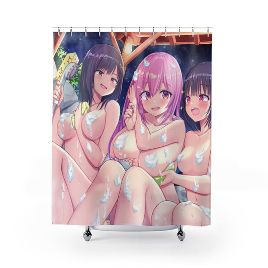 Sexy Shower Curtain - Onsen Hentaii Bathroom Decor