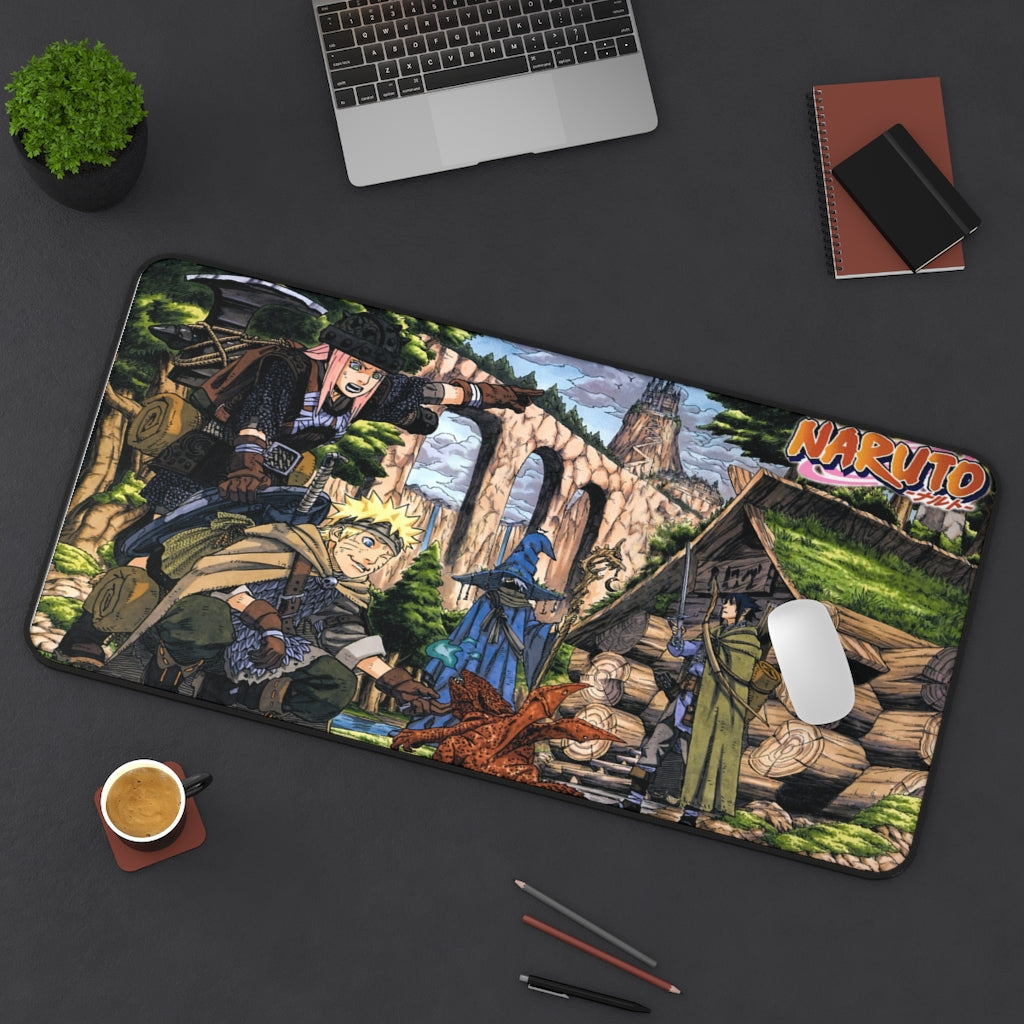 Naruto Anime Mouse Pad / Desk Mat - Naruto vintage - The Mouse Pads Ninja 31" × 15.5" Home Decor