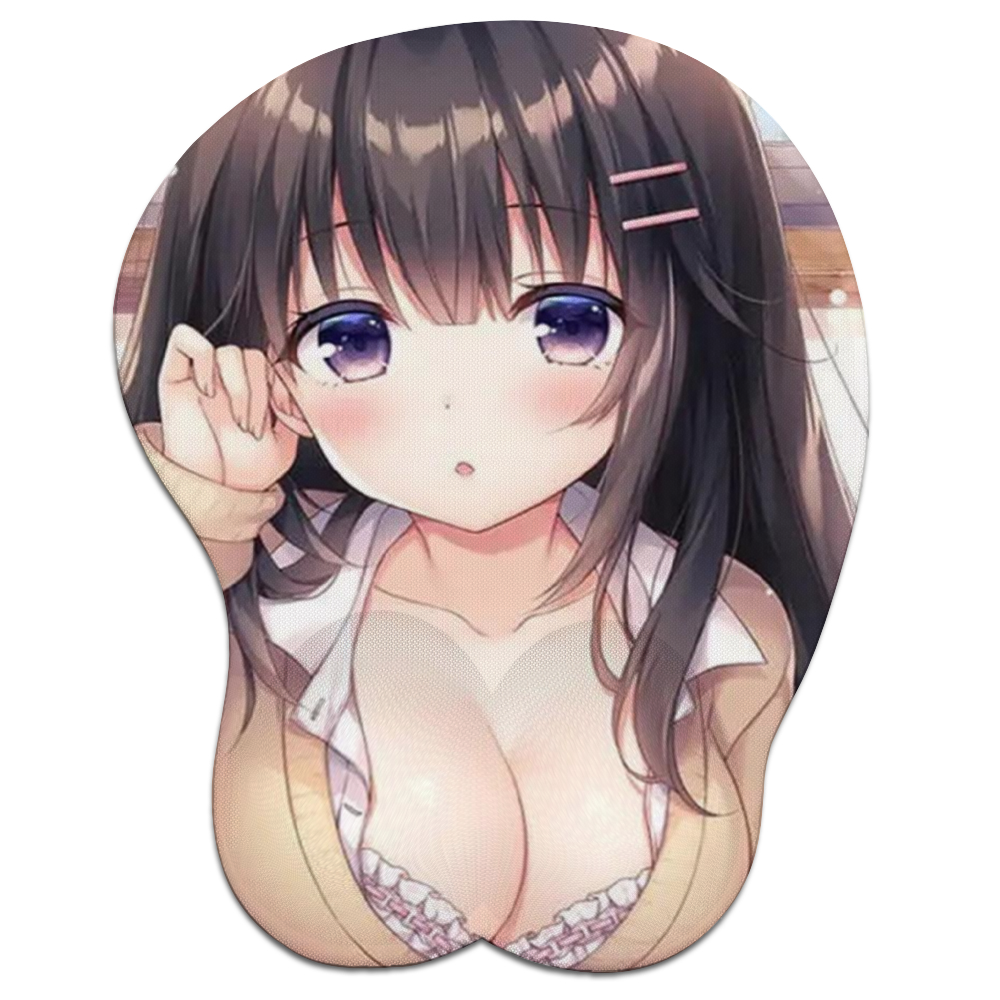 3D Silicone Mousepad | Oppai Mouse Pad | Silicone chest  mousepad