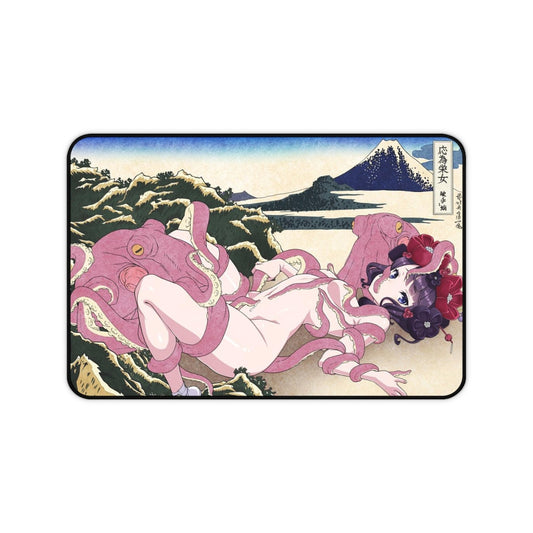 Katsushika Hokusai Hentai Tentacle Fate Grand Order Desk Mat - Lewd Mousepad - Anime Girl Playmat