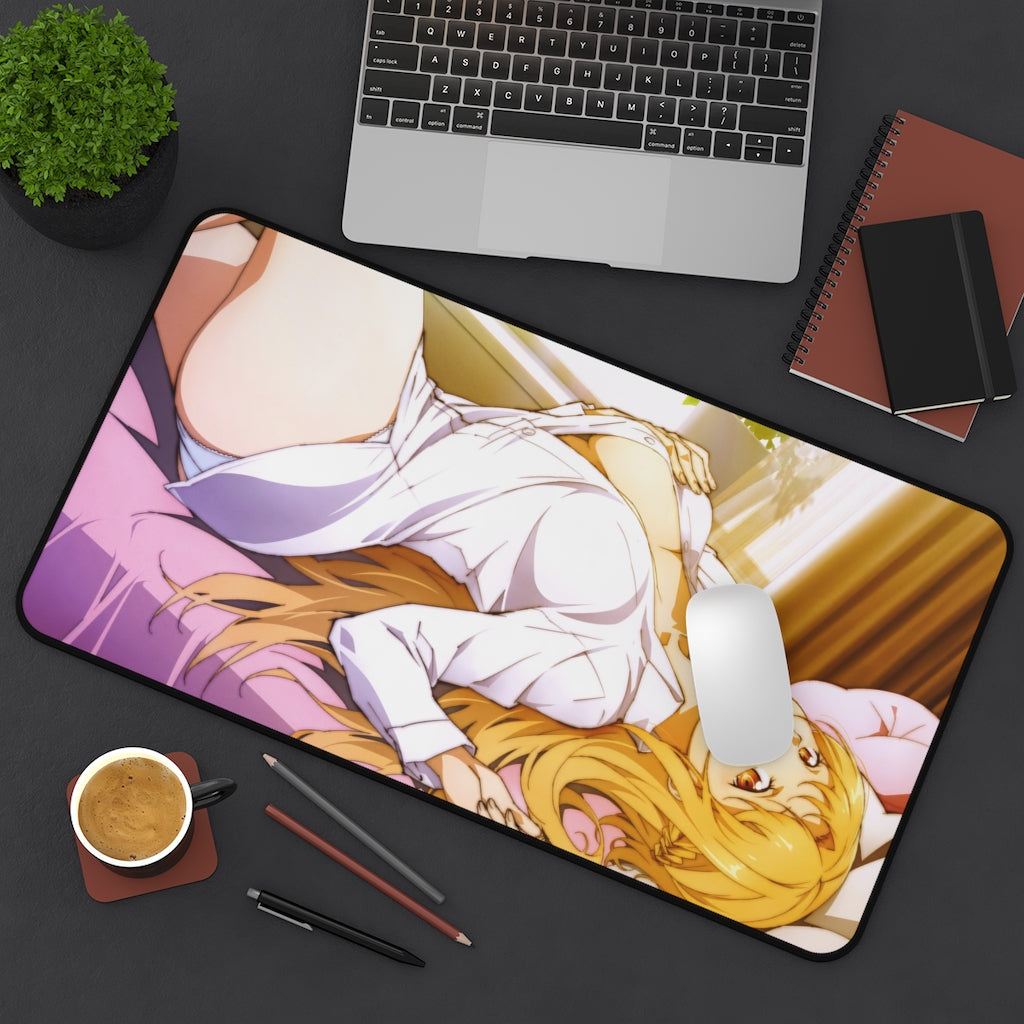 Sword Art Online Anime Mousepad - Big Boobs Asuna Large Desk Mat - Ecchi Mouse Pad