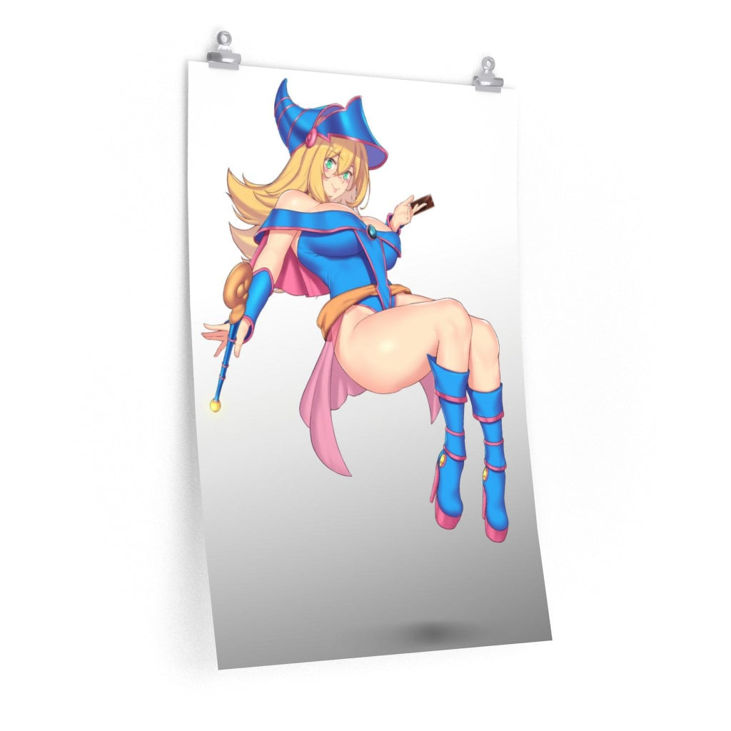 Thicc Dark Magician Girl YuGiOh Ecchi Poster - Lewd Premium Matte Vertical Poster - Adult Wall Art