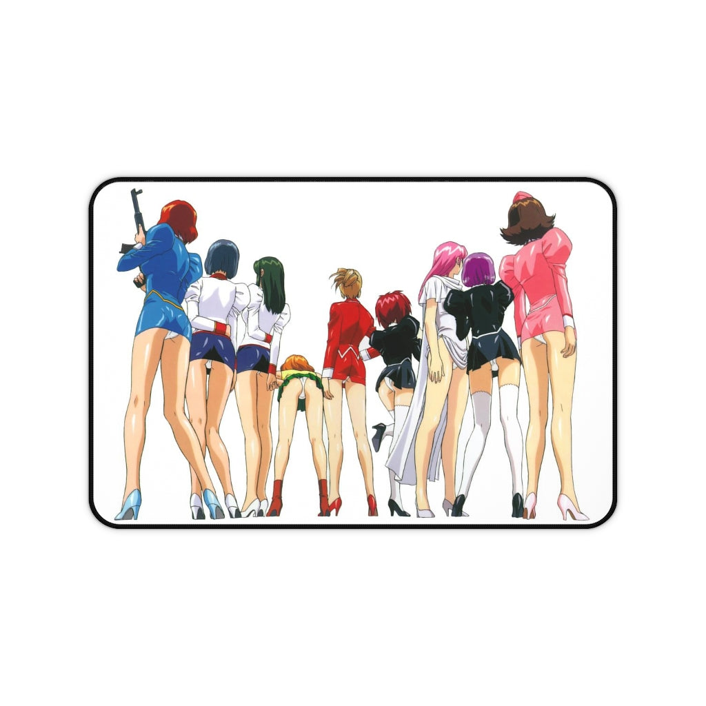 Agent Aika Sexy Waifus Panties Gaming Desk Mat - Anime Mousepad - Sexy Girl Playmat