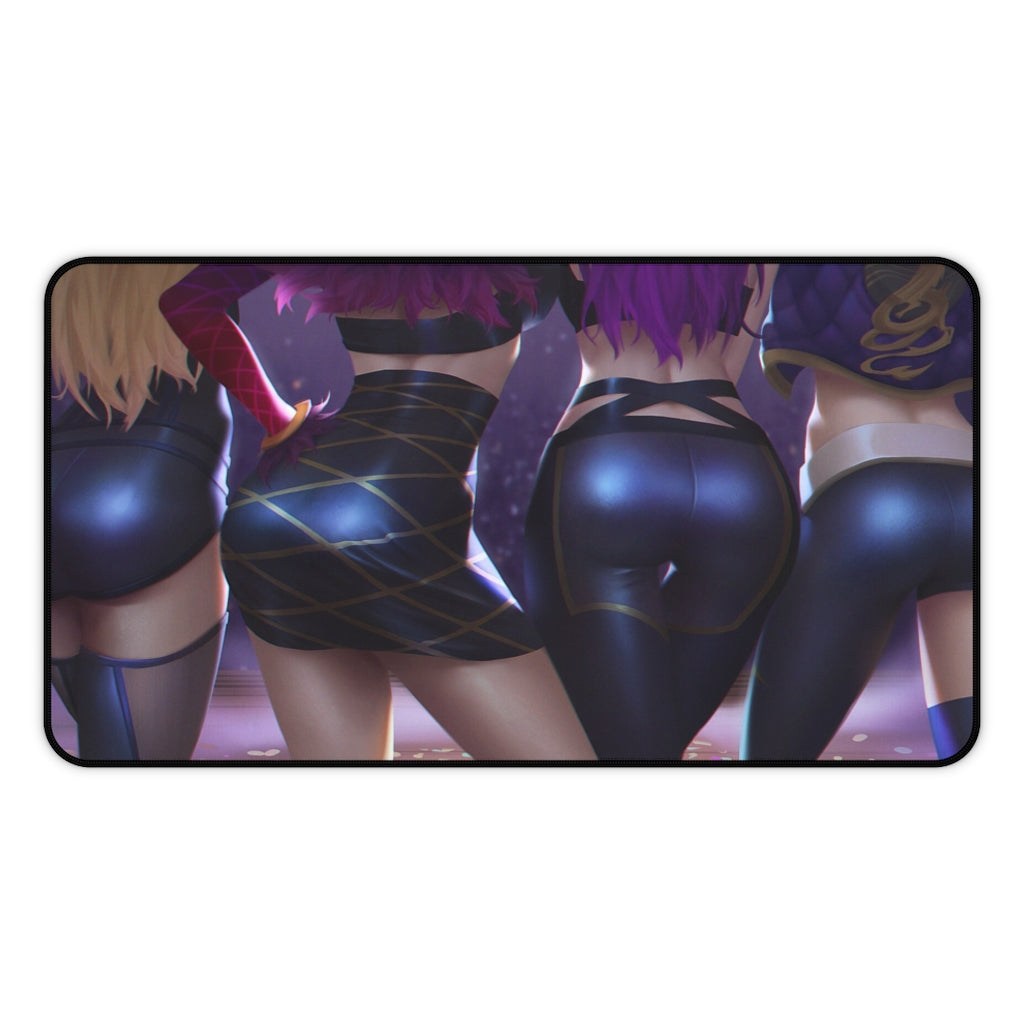 League of Legends Butts Sexy Mousepad - Ecchi Gaming Desk Mat - LoL Cute Butt Playmat