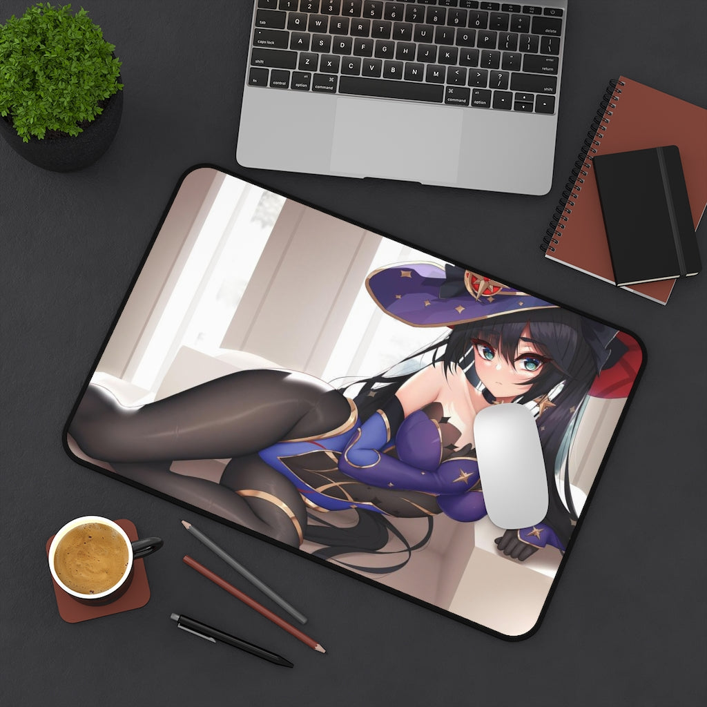 Genshin Impact Sexy Mousepad - Mona Gaming Desk Mat - Ecchi Playmat