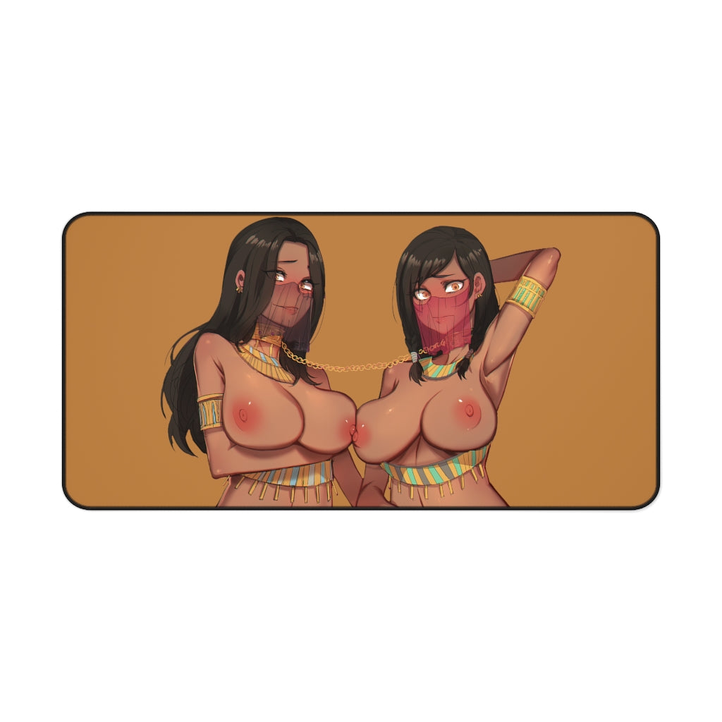 Overwatch Nude Tits Pharah and Captain Amari Desk Mat - Non Slip Mousepad