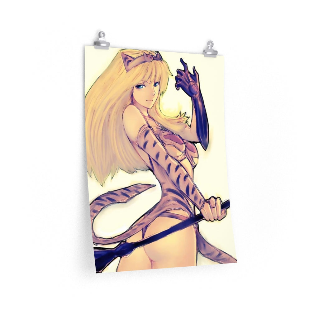 Elina And Elina Queen S Blade Poster - Lewd Premium Matte Vertical Poster - Adult Wall Art