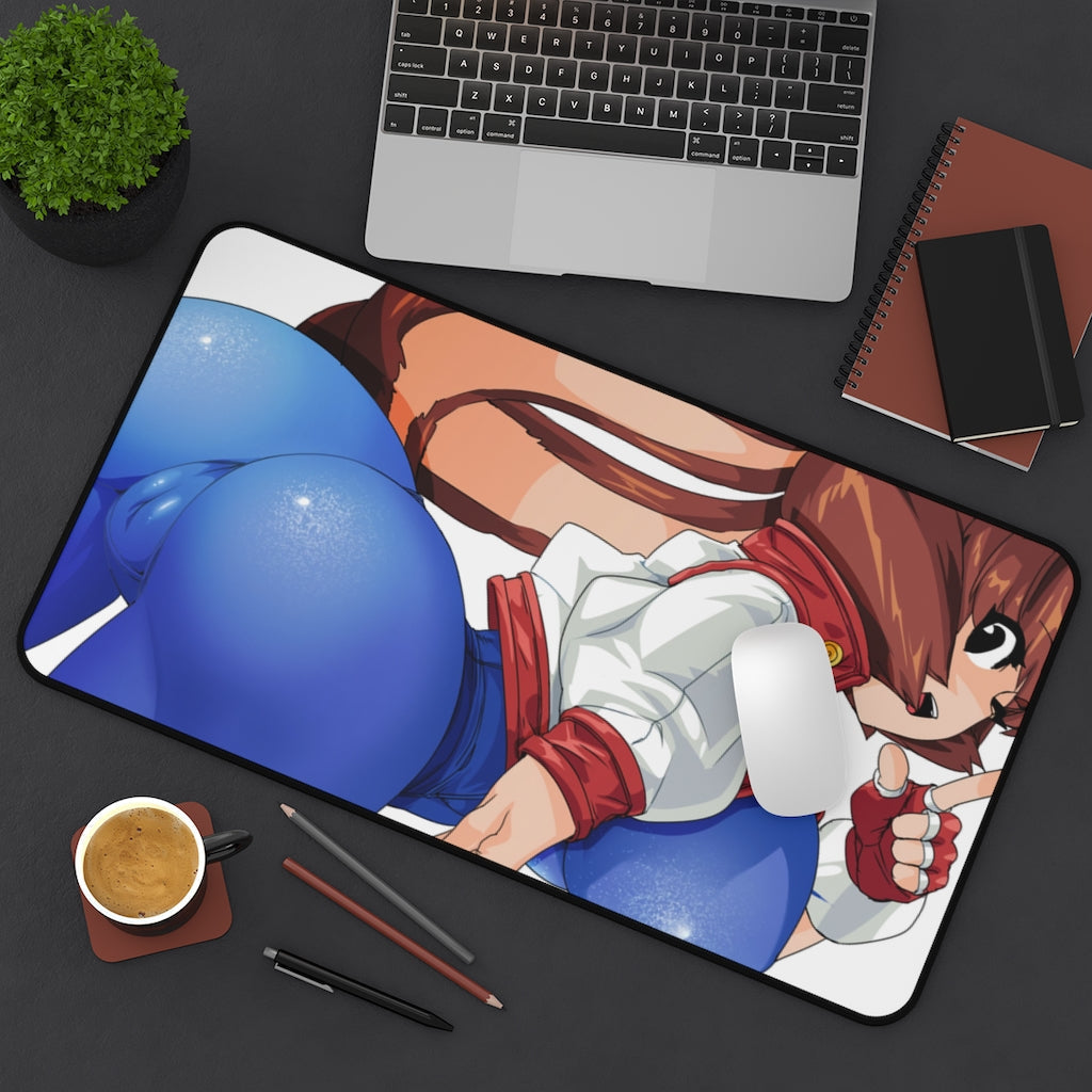 Big Butt Makihara Arina Waku Waku 7 Desk Mat - Non Slip Mousepad