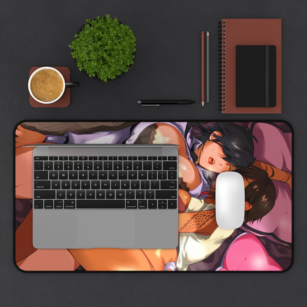 Touken Ranbu Sexy Female Ookurikara and Shokudaikiri Mitsutada Desk Mat - Non Slip Mousepad