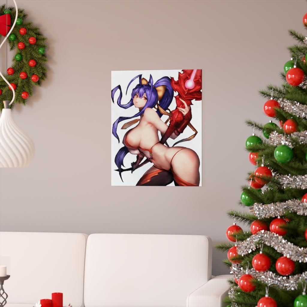 Mai Natsume Blazblue Poster - Lewd Premium Matte Vertical Poster - Adult Wall Art