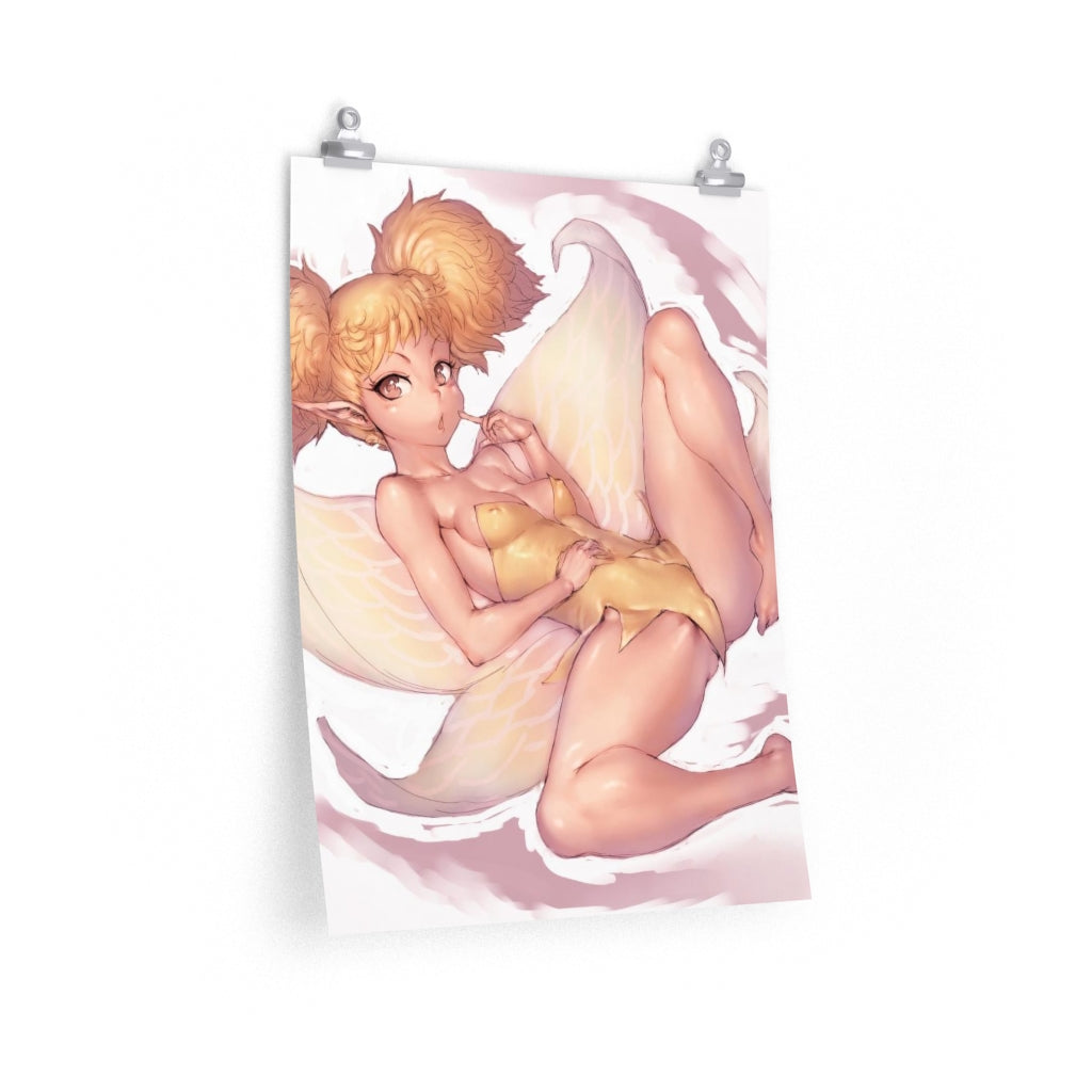 Tiki Dragon's Crown Poster - Lewd Premium Matte Vertical Poster - Adult Wall Art