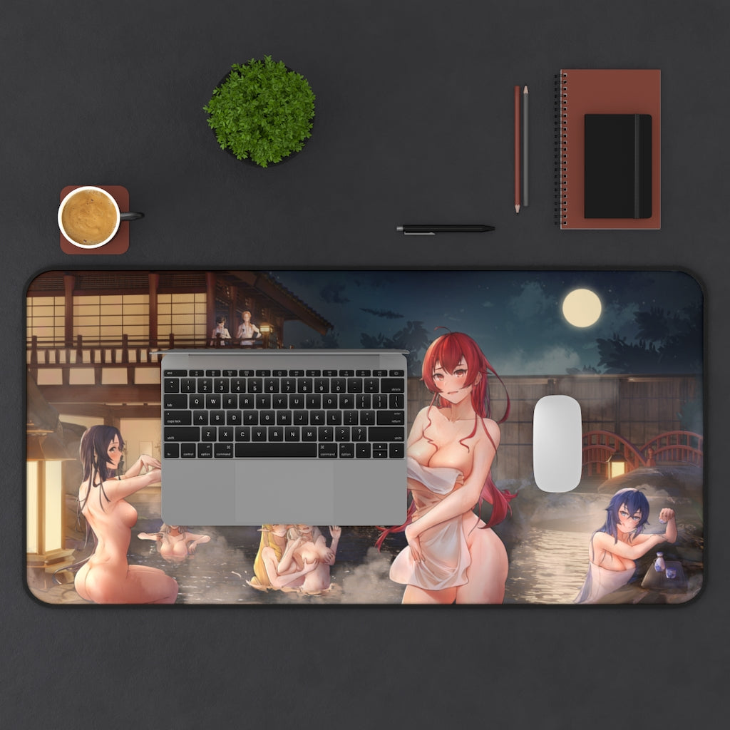 Mushoku Tensei Sexy Mousepad - Hot Onsen Ecchi Desk Mat - Anime Playmat