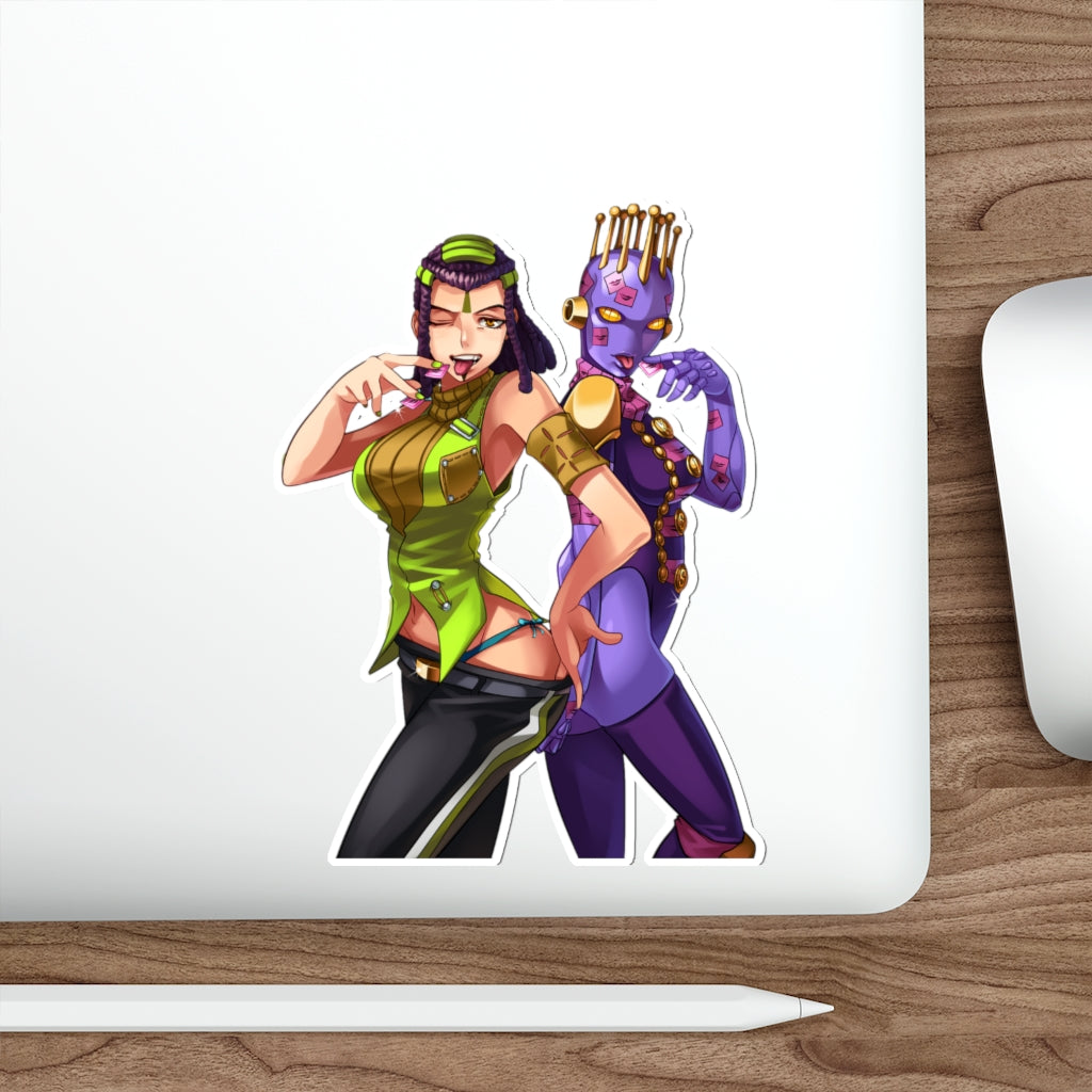 JoJo Ermes Costello and Kiss Waterproof Sticker - Ecchi Vinyl Decal