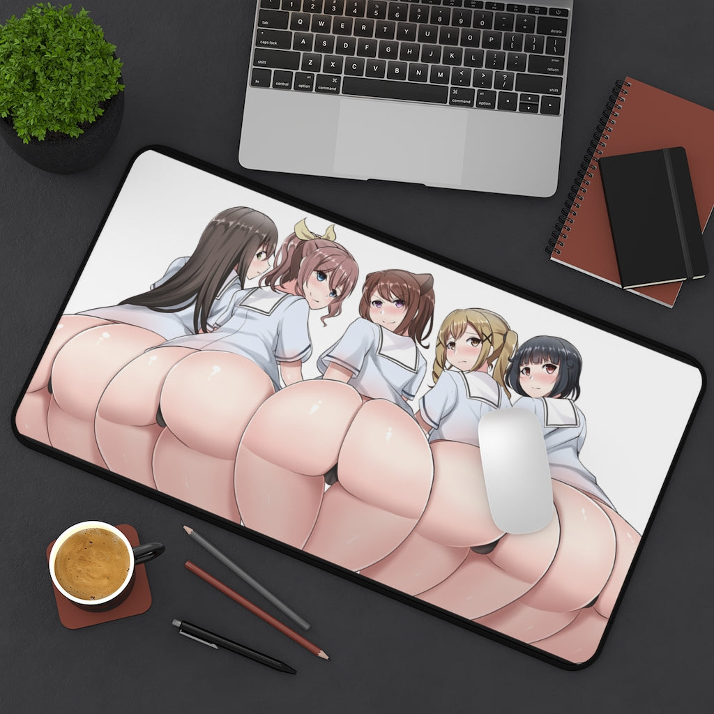 Waifus Butts Mousepad - Ecchi Desk Mat - Large Desk Mat - MTG Playmat