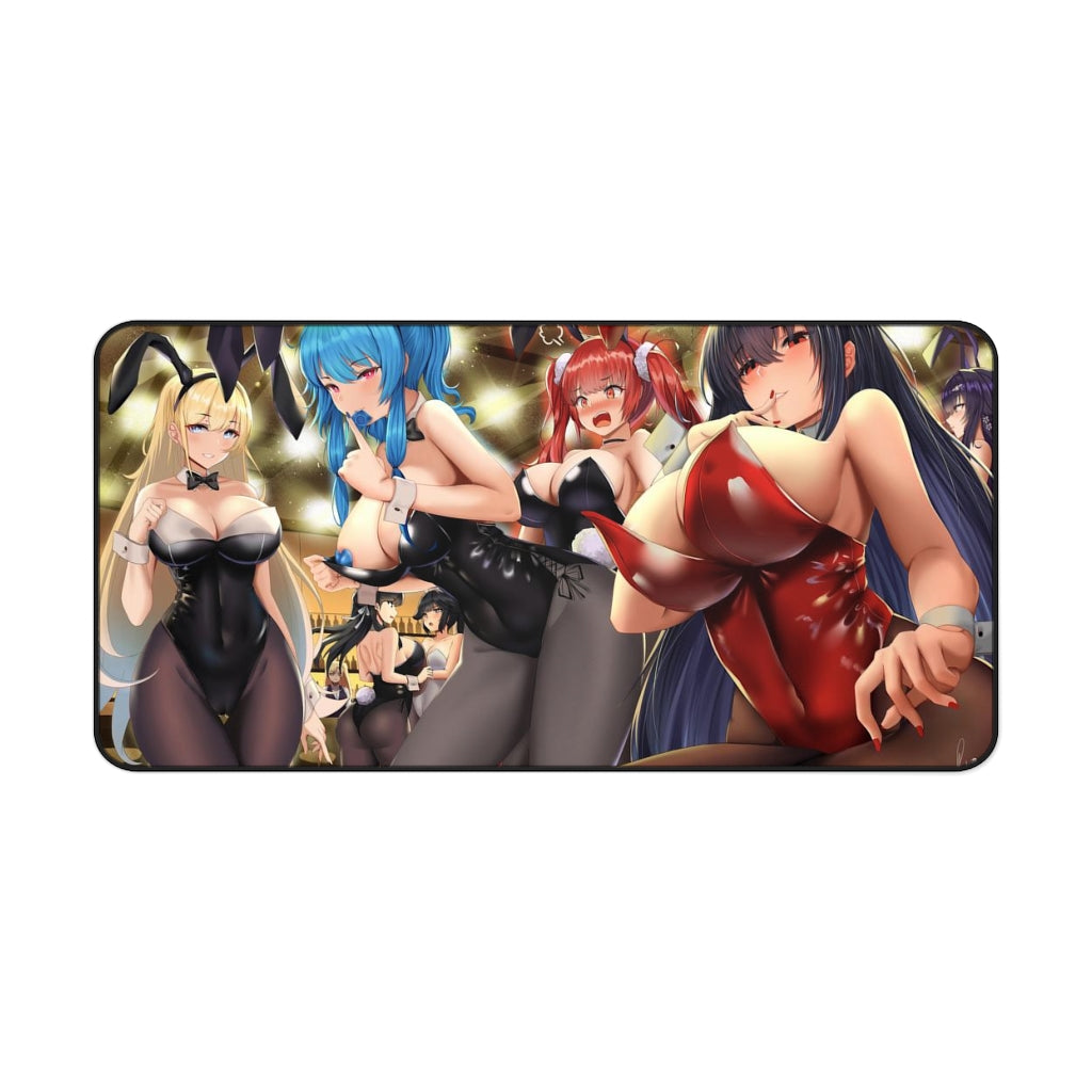 Large Anime Ecchi Desk Mat | Bunny Waifus | Big Gaming Mousepad - MTG Playmat