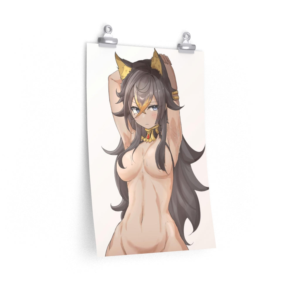 Nude Dehya Genshin Impact Poster - Lewd Premium Matte Vertical Poster - Adult Wall Art