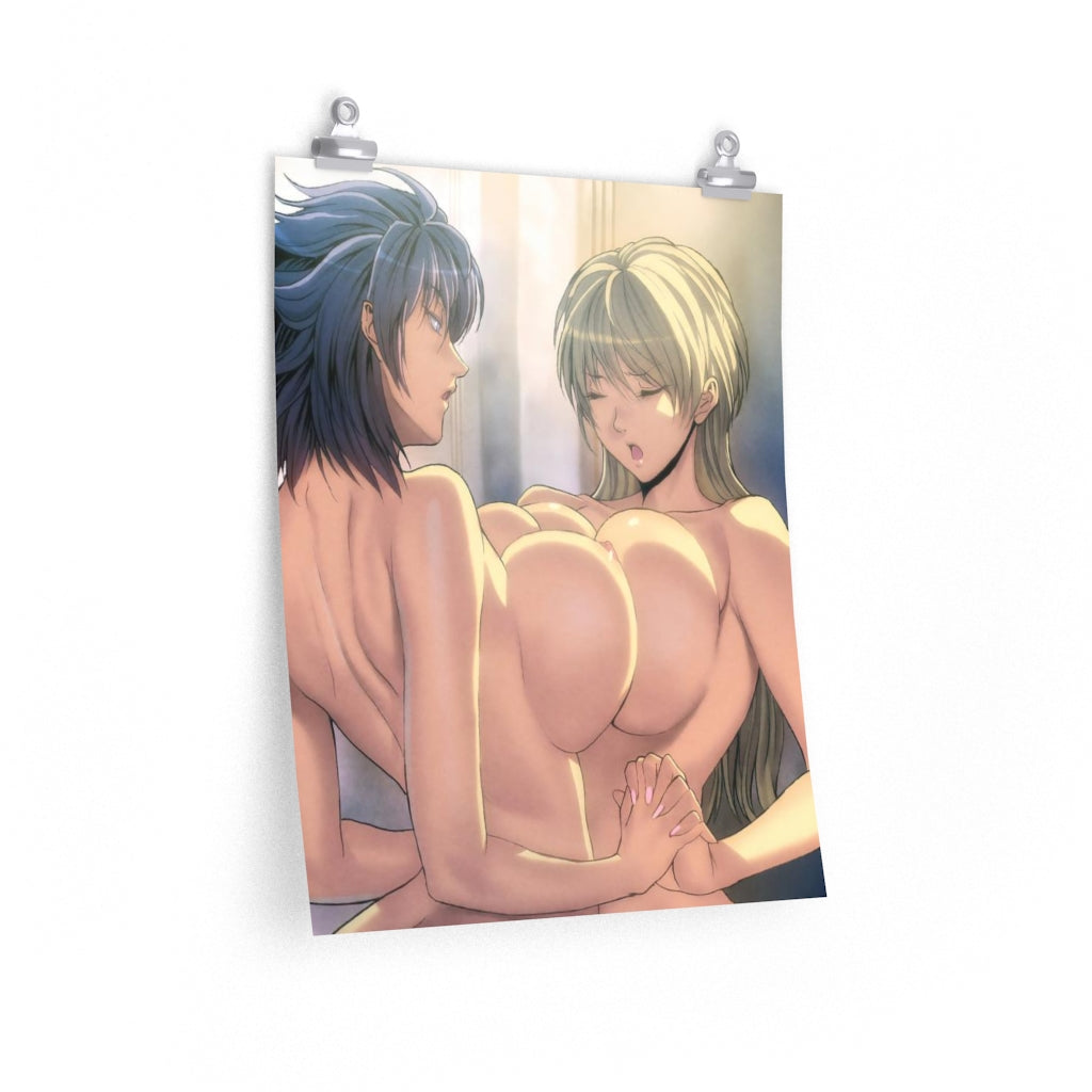 Nude Boobs Kai Harn and Sean Ari Bastard Hentai Poster - Lewd Premium Matte Vertical Poster - Adult Wall Art