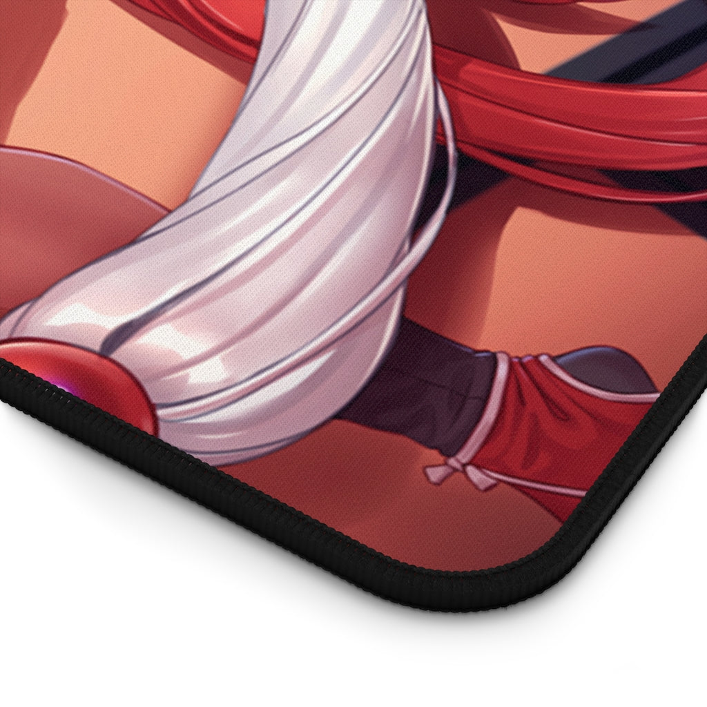 Nude Mai Shiranui King of Fighters Desk Mat - Lewd Mousepad - Sexy Gamer Girl Playmat