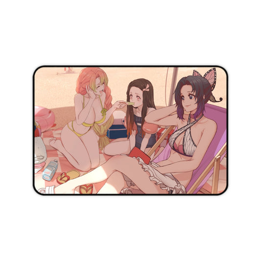 Demon Slayer Bikini Waifus Desk Mat - Sexy Anime Girls Mousepad - Gaming Playmat