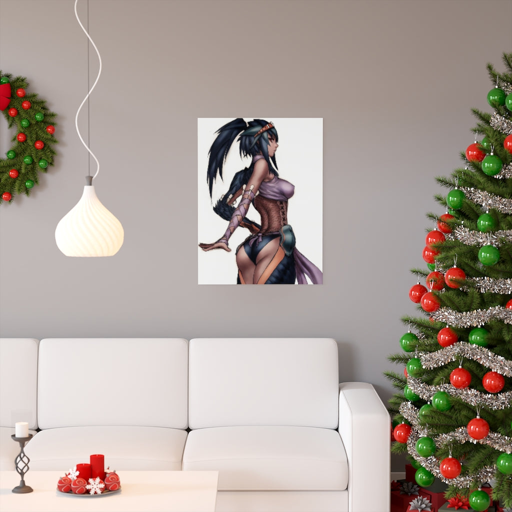 Nargacuga Monster Hunter Poster - Lewd Premium Matte Vertical Poster - Adult Wall Art